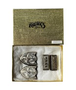 Vintage 1996 Kathy&#39;s Sterling Overlay PCHA Trophy Belt  End Tips &amp; Loops... - $750.93 MXN