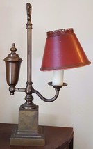 Vintage Metal One Sided Reading Lamp - Bronze Base - Good Working Condition - £55.21 GBP