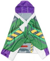Disney Pixar Toy Story Buzz Lightyear Hooded Costume Soft Fleece Blanket... - $393.53 MXN