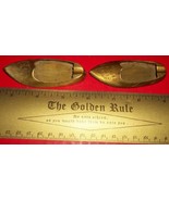 Home Treasure Brass Shoes Set Ash Trays Incense Holder Pair India Metal ... - €20,14 EUR