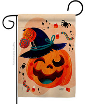 Funny Halloween Pumpkin Garden Flag 13 X18.5 Double-Sided House Banner - £15.96 GBP