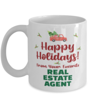 Christmas Mug From Real Estate Agent - Happy Holidays 2 From Your Favorite -  - £11.82 GBP