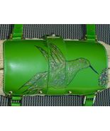Etienne Aigner Satchel Hummingbird East-West Wicker Straw Handbag 49235 Green - $45.99