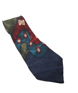 Tabasco Hot Pepper Sauce Blue Red Green Teal Novelty 100% Silk Necktie - €13,14 EUR