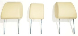 Rear Set of 3 Alpaca Beige Headrest OEM 2007 Land Rover LR3 - $806.44 MXN