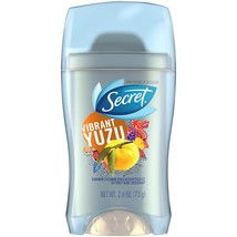 Secret Vibrant Yuzu Invisible Solid Antiperspirant Deodorant 2.6 Oz, 3 C... - £18.00 GBP