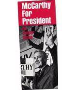 1968 McCarthy For President Brochure - $56.02 MXN