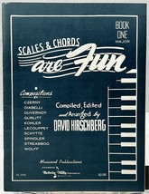 Scales &amp; Chords Are Fun Book One 1 Major Classical Piano Sheet Music Book - $6.29