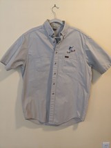 Carhartt Button Up Embroidered &quot;Sugar Bull&quot; Short Sleeve Shirt Mens NO SIZE TAG - £10.96 GBP