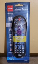 RCA Platinum Pro Universal Remote With Streaming &amp; Backlit Keys for 4 de... - $9.74