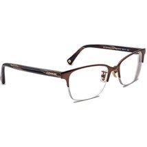 Coach Eyeglasses HC 5047 (Evie) 9163 Satin Dark Brown Horn Half Rim 50[]17 135 - £35.85 GBP