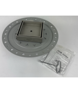 Infinity Drain Premium Center Drain 4” x 4” Tile Drain Strainer Stainles... - $2,368.86 MXN