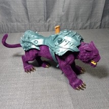 Mattel Panthor Purple Cat Masters of the Universe MOTU 2001 Armor Push B... - $37.95