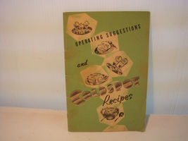 Coldspot Refrigerator Operation And Recipe Manual 1950&#39;S Sears &amp; Roebuck - £11.75 GBP