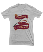 Mom T Shirt Mothers Day Potter Best Mom Ever Ash-V-Tee - £17.54 GBP