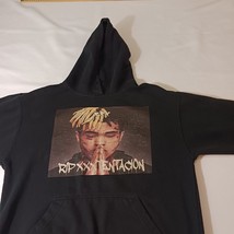 RIP XXX TENTATION Men's Black Graphic Hoodie Sweatshirt Measured Chest 42" image 6