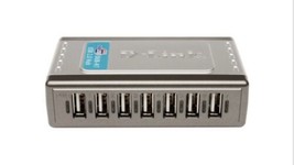 Dell D-Link DUB-H7 + DUB-H4, 7-Port &amp; 4 Port USB 2.0 Hi Speed HUB ONE CH... - $21.78