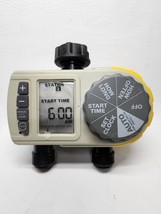 Solterra 28153 Single-Dial Two-Outlet Hose Timer, Gray - $32.68