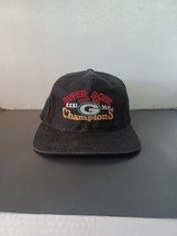 Vintage SUPER BOWL CHAMPS XXXI 1997 GREEN BAY PACKERS HAT CAP BLACK - $16.79