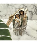 Jim Shore Holy Family Nativity Christmas Ornament New White Joy to the W... - $572.87 MXN