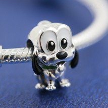 2020 Mother&#39;s Day Release Sterling Silver Disney  Pluto Puppy Charm With Enamel  - £13.98 GBP
