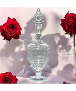Vintage Saint Louis Etched Crystal Anvers Cordial Decanter Stopper Franc... - $233.75