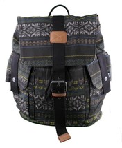 Zaino Da Scuola Lakkota B Bramhall Tote 17X17X7 Stampa Azteca In Cotone NWT - $36.93