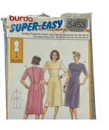 Vintage Burda Super-Easy Dress Pattern 5453 Womens Sizes 8-20 - $10.48 CAD