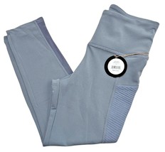 Cali Active Womens Spruce Blue Elastic High Waist Leggings w Pockets Size S - £21.01 GBP