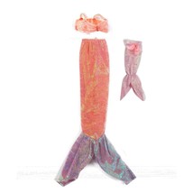 Vintage 1993 Mermaid Skipper &amp; The Sea Twins Doll Orange Swim Fins Top 1... - £10.96 GBP