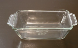 Anchor Hocking Ovenware Clear Glass Loaf Dish 5.25 x 9 x 2.5 #1041 PSJ - £11.83 GBP