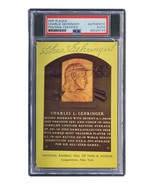 Charlie Gehringer Signé 4x6 Detroit Tigers Hof Plaque Carte PSA / DNA 85... - £69.16 GBP