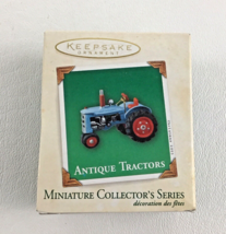 Hallmark Keepsake Christmas Ornament Antique Tractor #7 Miniature Series... - $19.75
