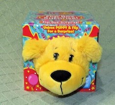 New Flip A Zoo Yellow Lab Puppy Surprise Flip Box Dog Series 2 Stuffed Animal - £7.19 GBP