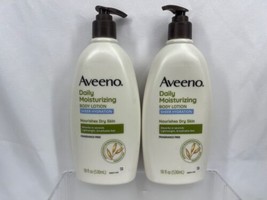 (2) Aveeno Daily Moisturizing Lotion Sheer Hydration Fragrance Free 18oz - £15.68 GBP