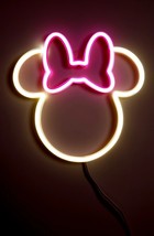 Disney Minnie Mouse YELLOWPOP LED Neon Wall Light Kids Room Decoration Design - £16.41 GBP