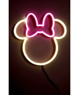Disney Minnie Mouse YELLOWPOP LED Neon Wall Light Kids Room Decoration D... - £16.36 GBP