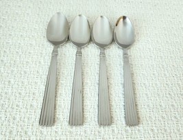 Reed &amp; Barton CRESCENDO 18/8 Stainless 6 1/8&quot; Teaspoons ~ Set of 4 - £87.25 GBP