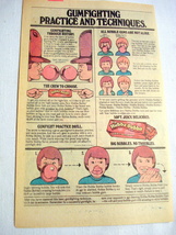 1979 Color Ad Hubba Bubba Bubble Gum Gumfighting Practice and Techniques - £6.24 GBP