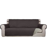 Purefit Reversible Quilted Sofa Cover, Water Resistant, Sofa, Chocolate/... - $54.82 CAD