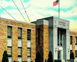 Centrailia City Hall Centralia Illinois IL 1951  Vtg Linen Postcard  - $3.91