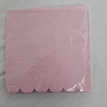 Cocktail Napkins Lulabell Scalloped Four Shades Of Pink 20 Count - £6.35 GBP