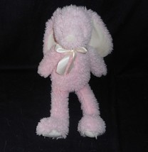 16&quot; Kellytoy Baby Pink Bunny Rabbit Rattle Soft Stuffed Animal Plush Toy Lovey - £29.03 GBP