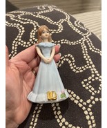 Enesco 1982 Growing Up Birthday Girls Age 10 Brunette Bisque Porcelain - €9,08 EUR