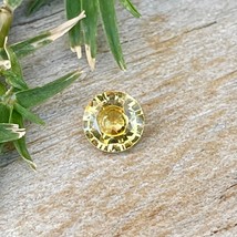 Natural Yellow Sapphire | Round Cut | 5.25 mm | 0.62 Carat | Eye Clean | NATURAL - £323.73 GBP