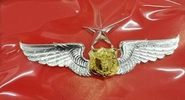 JUNIOR ROYAL THAI AIR FORCE DOCTOR METAL WING BADGE PIN Militaria - $32.45