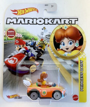 NEW Mattel GRN14 Hot Wheels 1:64 Mario Kart PRINCESS DAISY Wild Wing Die... - $29.65