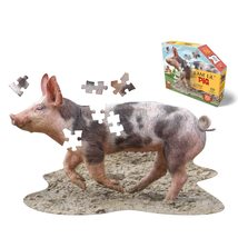 Madd Capp LiL&#39; PIG 100 Piece Jigsaw Puzzle For Ages 5 And Up - 4019 - Unique Ani - £20.63 GBP
