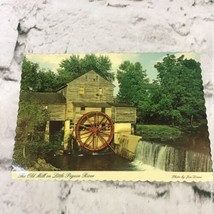 Vintage Postcard The Old Mill On Little Pigeon River Tennessee Scallop Unposted - £4.72 GBP