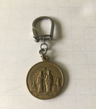 Byzantine Ruthenian metropolitan providence vintage medallion key ring - $45.49